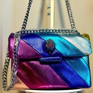 Kurt Geiger Vibrant Striped Kensington Shoulder Bag